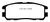 EBC DP6974 Greenstuff 6000 Elite Rear Brake Pads, Acura SLX 3.2 1996-1998