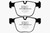 EBC DP42020R Yellowstuff Rear Brake Pads, BMW 535i 3.0 Twin Turbo GT (F07) 2010+