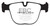 EBC DP32008C Redstuff Ceramic Rear Brake Pads, BMW X5M 4.4 Twin Turbo 2010+