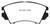 EBC DP32014C Redstuff Ceramic Front Brake Pads, Buick Allure (Canada) 3.0 2010+
