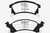 EBC 96-98 Buick Skylark 2.4 Ultimax2 Front Brake Pads