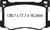 EBC DP23048 Greenstuff 2000 Front Brake Pads, Hyundai Genesis 3.8 2015+