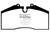 EBC 96-98 Porsche 911 (993) 3.6 Carrera 4S Redstuff Rear Brake Pads