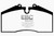 EBC DP4767R Yellowstuff Rear Brake Pads, Porsche 911 (993) 3.6 Carrera 4S 1996-1998