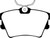 EBC DP61102 Greenstuff 6000 Elite Rear Brake Pads, Volkswagen Eurovan 2.5 Vented Rotors 1996-1998