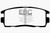 EBC DP61797 Greenstuff 6000 Elite Rear Brake Pads, Chevrolet Equinox 2.4 2010+