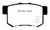 EBC 97 Acura CL 2.2 Redstuff Rear Brake Pads