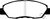 EBC 97 Acura CL 2.2 Ultimax2 Front Brake Pads