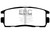 EBC DP41797R Yellowstuff Rear Brake Pads, Chevrolet Equinox 2.4 2010+