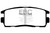 EBC DP41797R Yellowstuff Rear Brake Pads, Chevrolet Equinox 2.4 2010+