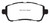 EBC 10+ Ford Fiesta 1.6 (FOR NON-ST/NON-TURBO) Greenstuff Front Brake Pads