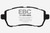 EBC DP42002R Yellowstuff Front Brake Pads, Ford Fiesta 1.6L (Excl ST) 2010+