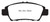 EBC DP22041 Greenstuff 2000 Front Brake Pads, Honda CR-Z 1.5 Hybrid 2010+