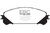 EBC DP41837R Yellowstuff Front Brake Pads, Lexus NX200t 2.0 Turbo 2015+