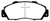 EBC DP4872R Yellowstuff Front Brake Pads, Acura CL 3.0 1997