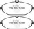 EBC DP22214 Greenstuff 2000 Front Brake Pads, Mercedes-Benz C300 (W205) 2.0 Turbo 2015+