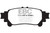 EBC 10+ Lexus RX350 3.5 (Japan) Extra Duty Rear Brake Pads