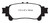 EBC DP61850 Greenstuff 6000 Elite Rear Brake Pads, Lexus RX350 3.5 (Japan) 2010+
