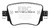 EBC 15-19 Volkswagen GTI 2.0T Redstuff Rear Brake Pads