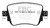 EBC 15-19 Volkswagen GTI 2.0T Redstuff Rear Brake Pads
