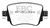 EBC DP42201R Yellowstuff Rear Brake Pads, Volkswagen GTi 2.0 Turbo 2015-2021
