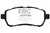 EBC DP22003 Greenstuff 2000 Front Brake Pads, Mazda 2 1.5 2010+