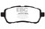 EBC DP22003 Greenstuff 2000 Front Brake Pads, Mazda 2 1.5 2010+