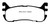 EBC DP41003R Yellowstuff Rear Brake Pads, Ford Escort 2.0 1997-2002