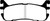 EBC DP41003R Yellowstuff Rear Brake Pads, Ford Escort 2.0 1997-2002