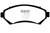 EBC DP21100 Greenstuff 2000 Front Brake Pads, Buick Century 3.1 1997-2003