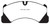 EBC DP31835C Redstuff Ceramic Front Brake Pads, Volkswagen Touareg 3.0 Supercharged Hybrid 2010+