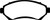 EBC 97-03 Buick Century 3.1 Redstuff Front Brake Pads