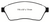 EBC DP21859 Greenstuff 2000 Front Brake Pads, Cadillac SRX 2.8 Turbo 2010-2011