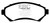 EBC DP41100R Yellowstuff Front Brake Pads, Buick Century 3.1 1997-2003