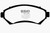 EBC DP41100R Yellowstuff Front Brake Pads, Buick Century 3.1 1997-2003