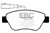EBC DP21384 Greenstuff 2000 Front Brake Pads, Fiat 500 1.4 (Bosch Calipers) 2010-2011