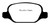 EBC DP21338 Greenstuff 2000 Rear Brake Pads, Fiat 500 1.4 (Bosch Calipers) 2010-2011