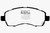 EBC DP21138 Greenstuff 2000 Front Brake Pads, Subaru Impreza 1.8 1997-1998