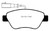 EBC DP31384C Redstuff Ceramic Front Brake Pads, Fiat 500 1.4 (Bosch Calipers) 2010-2011