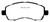 EBC DP31138C Redstuff Ceramic Front Brake Pads, Subaru Impreza 1.8 1997-1998