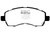 EBC DP41138R Yellowstuff Front Brake Pads, Subaru Impreza 1.8 1997-1998