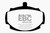 EBC DP4107R Yellowstuff Front Brake Pads, Mg MGB 1.8 1962-1981