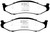 EBC 97-99 Jeep Cherokee 2.5 82mm High Rotors Extra Duty Front Brake Pads