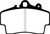 EBC DP31207C Redstuff Ceramic Front Brake Pads, Porsche Boxster (Cast Iron Rotors only) 2.5 1997-1999