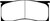 EBC DP41157R Yellowstuff Front Brake Pads, Dodge Dart 2.8 1965-1969