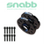 Snabb 10mm Wheel Spacer Kit, 63.4mm Centerbore, Black Anodized KIT-263410-P