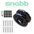 Snabb 10mm Wheel Spacer Kit, 63.4mm Centerbore, Black Anodized KIT-263410-P