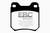EBC DP4675R Yellowstuff Rear Brake Pads, Saab 9-3 2.0 Turbo 1998