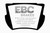 EBC DP4145R Yellowstuff Rear Brake Pads, Lotus Elan 1.6 1966-1974
