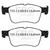 EBC DP62372 Greenstuff 6000 Elite Front Brake Pads, Ford Bronco Sport 1.5T 2021+